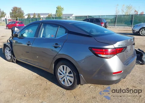 2020 Nissan Sentra S Xtronic Cvt из США, поврежденный, VIN 3N1AB8BV4LY306511